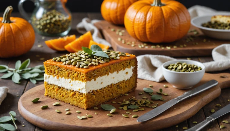 cake potiron chèvre