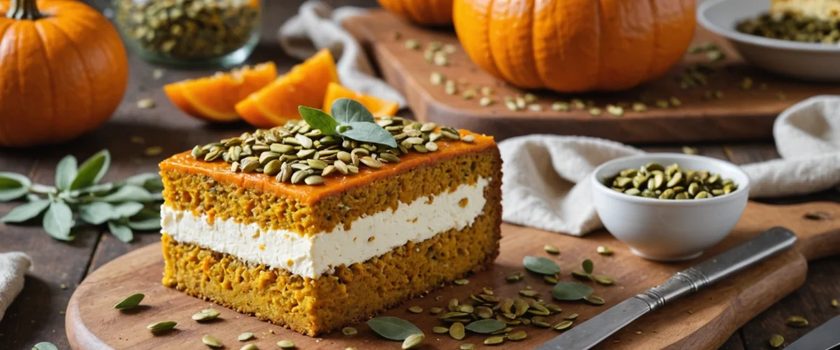 cake potiron chèvre